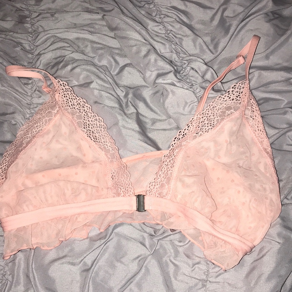 Pink Unpadded Bralette
